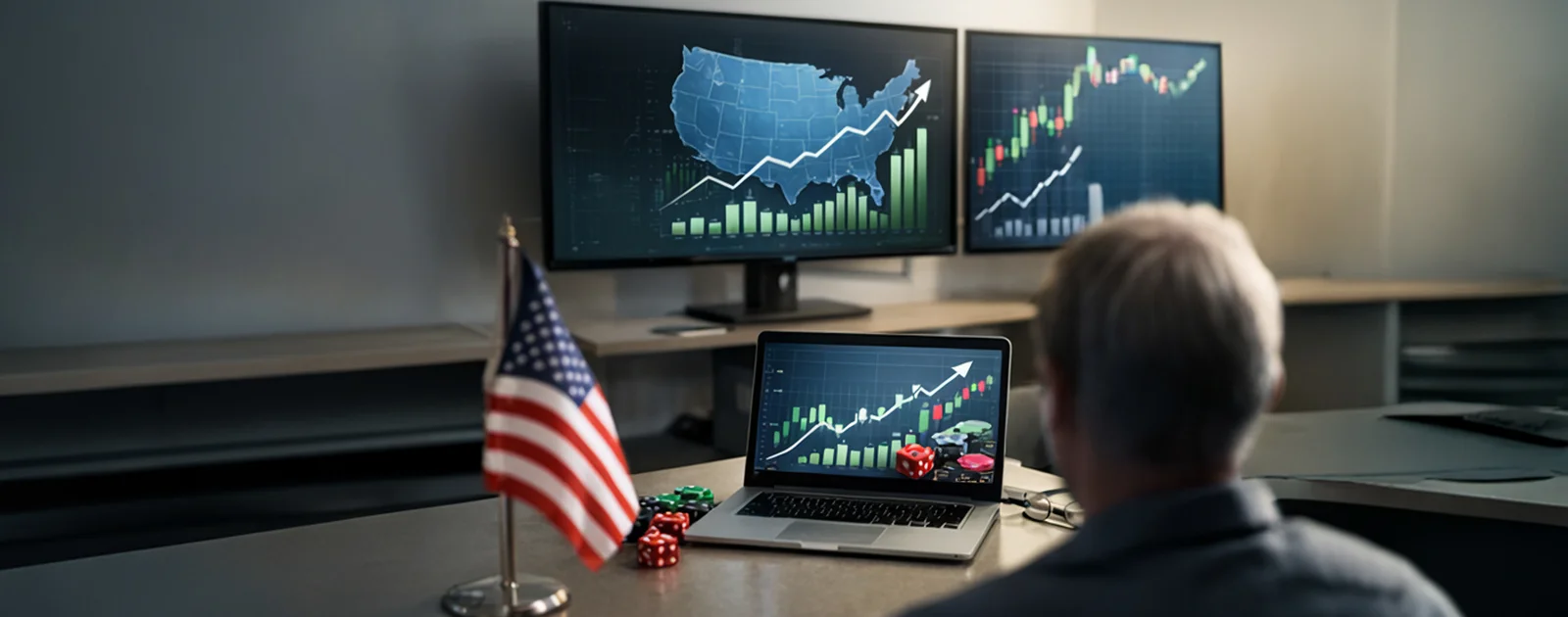 Research: Online gambling in the US will grow to $52.6 billion by 2033