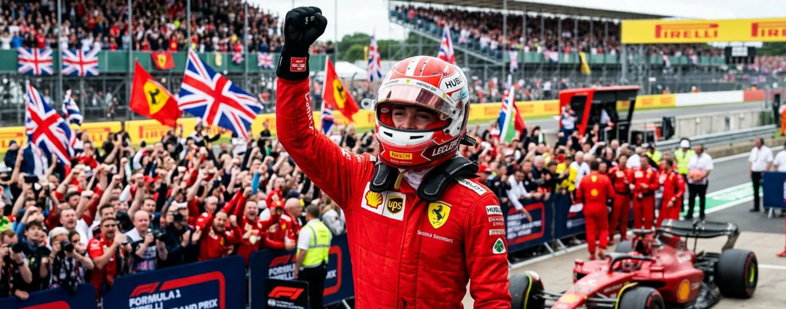 Леклер приніс Ferrari першу перемогу в сезоні, вигравши Гран-прі Великої Британії